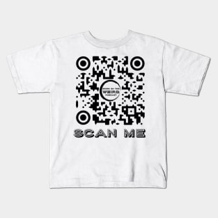 QR Bring On The Weird Podcast - Scan Me Kids T-Shirt